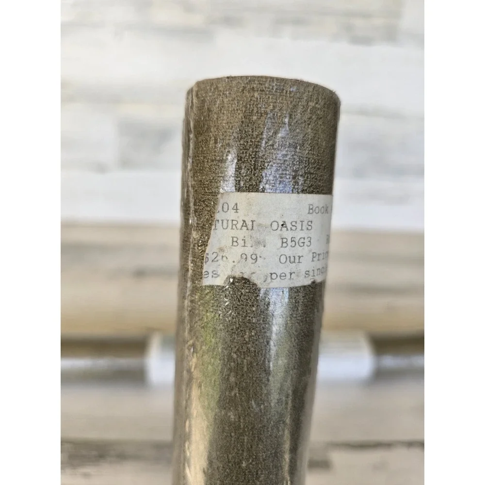 Wallquest Vinyl Coated Wallpaper‎ 2 Double Rolls Taupe OA91204 Natural Oasis